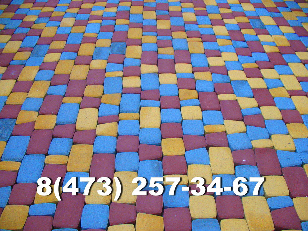 Укладка тротуарной плитки фото