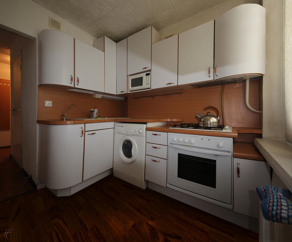 Обложка проекта: Маленькая кухня в пятиэтажке