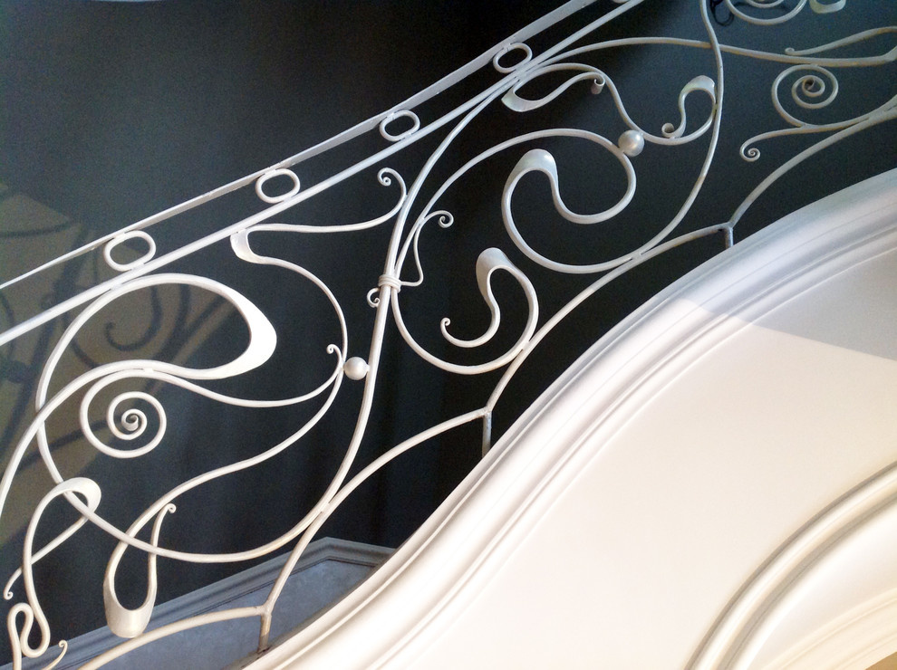 Фото лестных ограждений частного дома