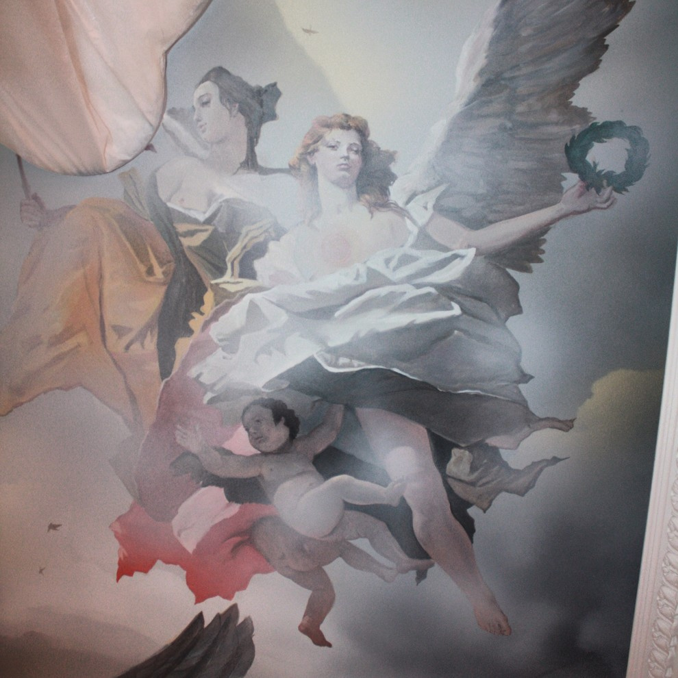 Обложка проекта: Апартаменты в Москве. Роспись потолка и стен.