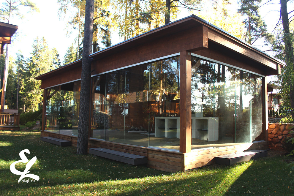 Остекление террасы и входной группы в ЛО