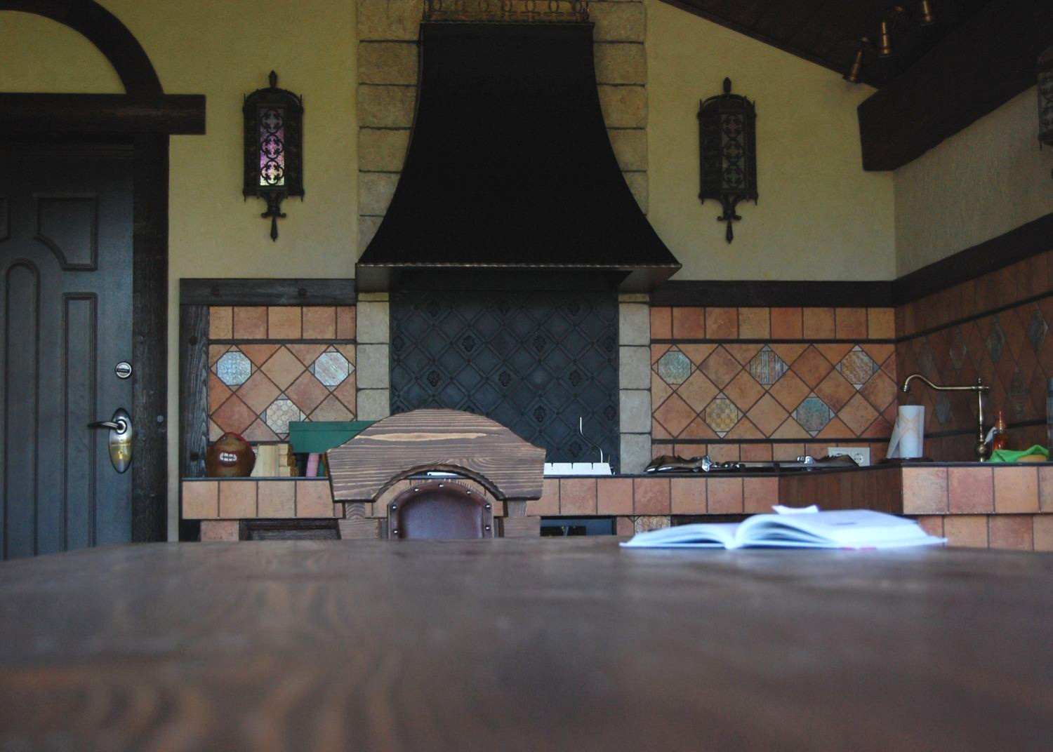 Веранда с барбекю