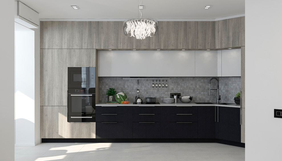 Кухня " Light gray kitchen"