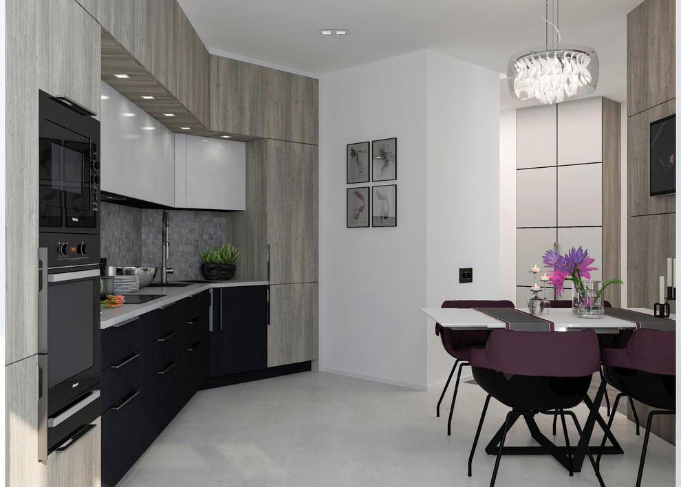 Кухня " Light gray kitchen"