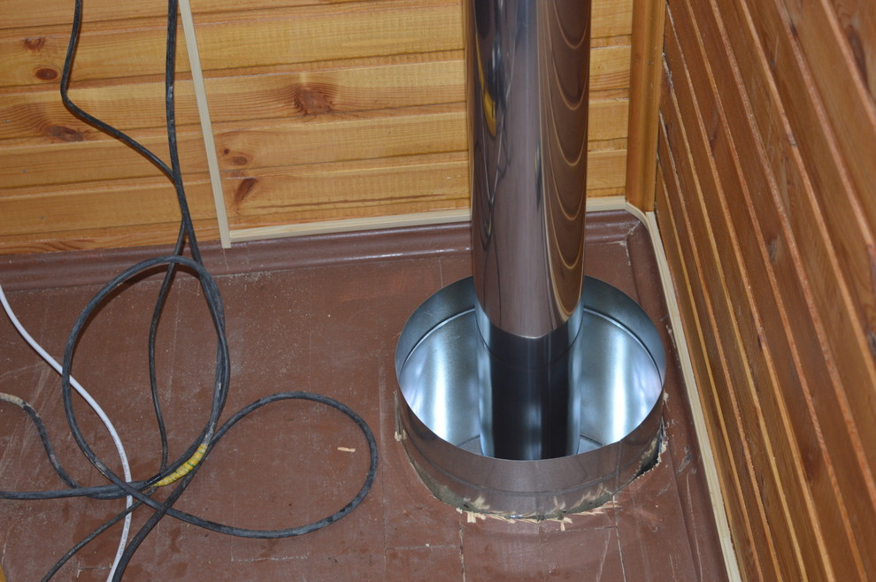 Обложка проекта: Сантехника и дымоход в процесе