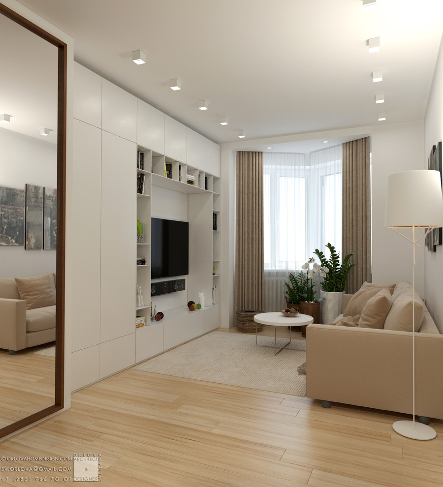 ДИЗАЙН-ПРОЕКТ КВАРТИРЫ В НОВОЙ МОСКВЕ 54 м²