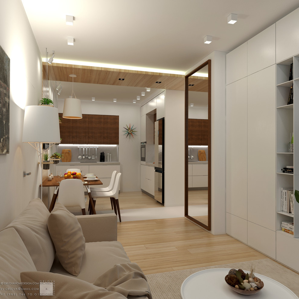 ДИЗАЙН-ПРОЕКТ КВАРТИРЫ В НОВОЙ МОСКВЕ 54 м²