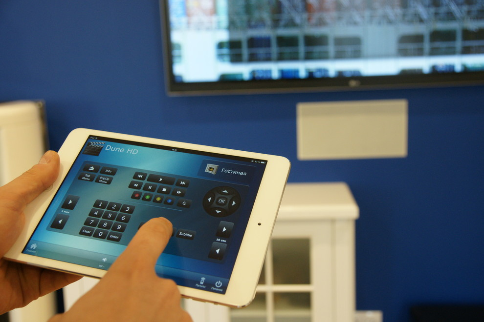 Управление с iPad