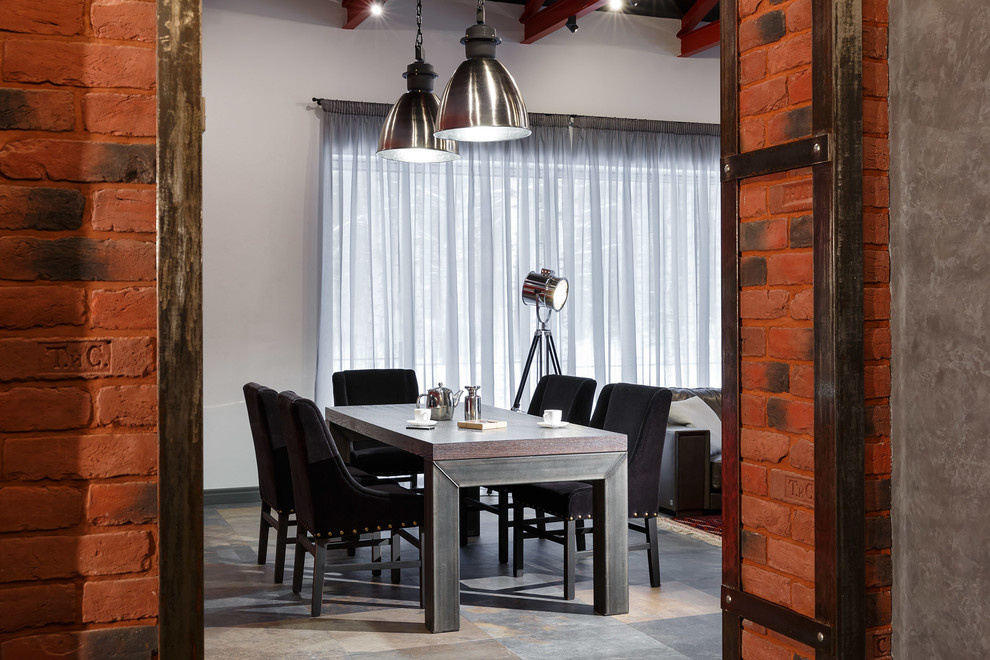 Реализованный проект загородного дома в стиле Лофт