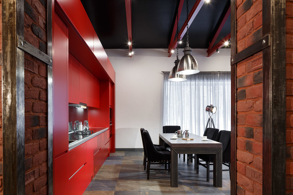 Реализованный проект загородного дома в стиле Лофт