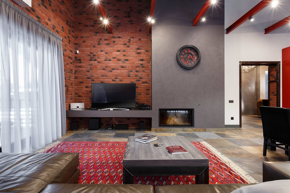 Реализованный проект загородного дома в стиле Лофт