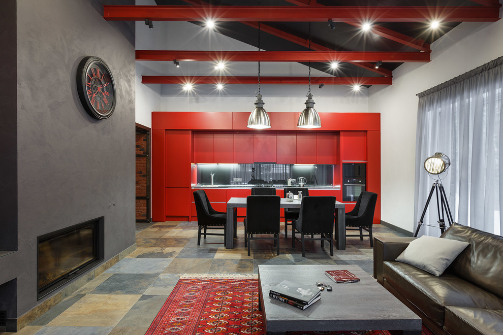 Реализованный проект загородного дома в стиле Лофт