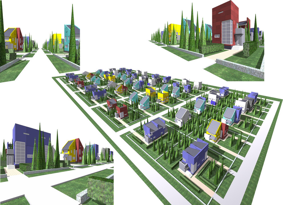 Эскизные проекты коттеджей в Свердловской области
