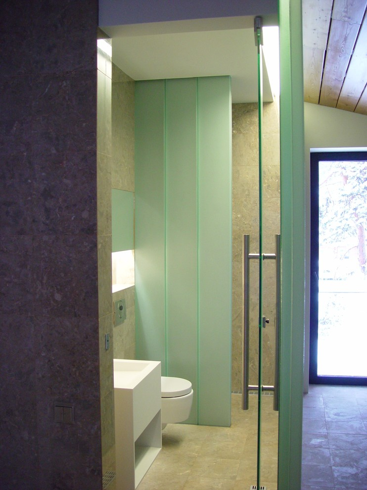 Дом в соснах у пруда