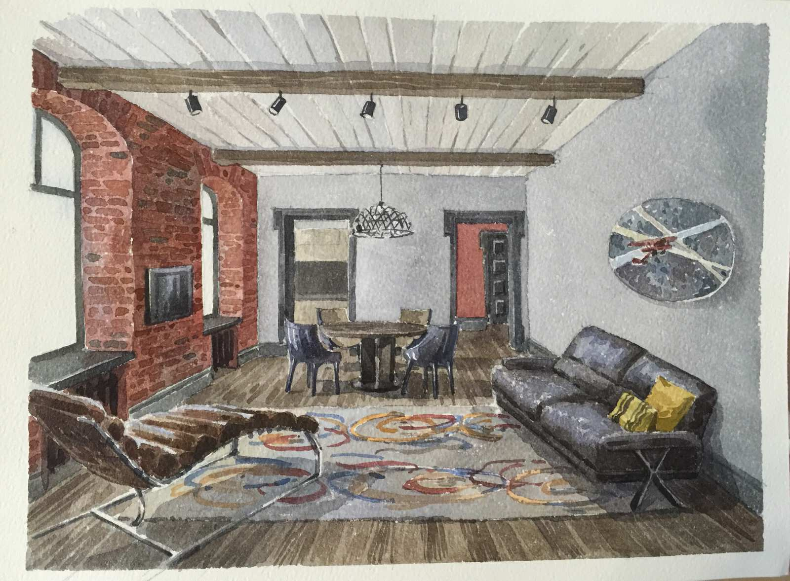 Лофт в старинном доме