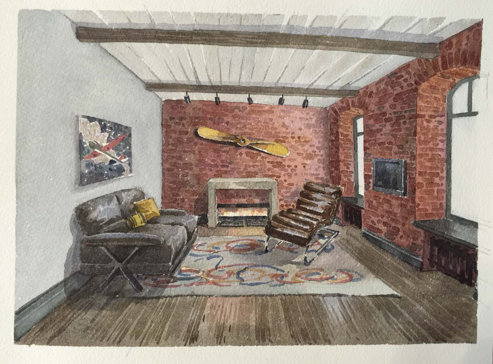 Лофт в старинном доме