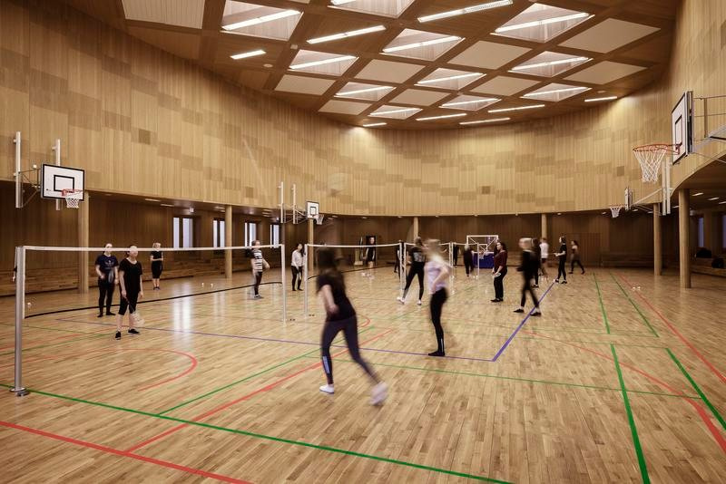 Новый спортивный пол Junckers в Гимназии, Копенгаген
