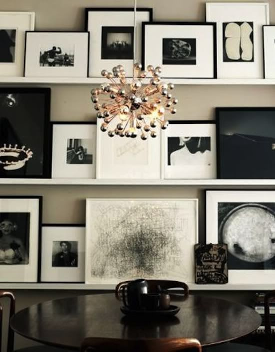 Фотография в интерьере / Черно-белые фотографии и скандинавский стиль