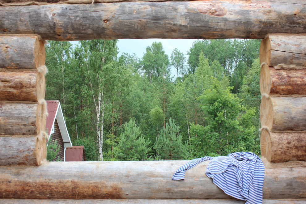 Дом с тотемом медведя