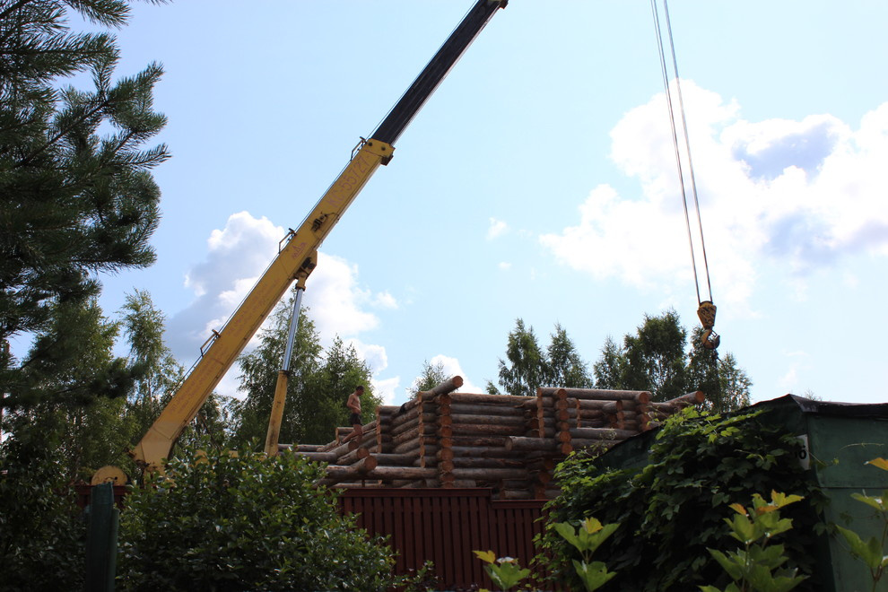 Дом с тотемом медведя