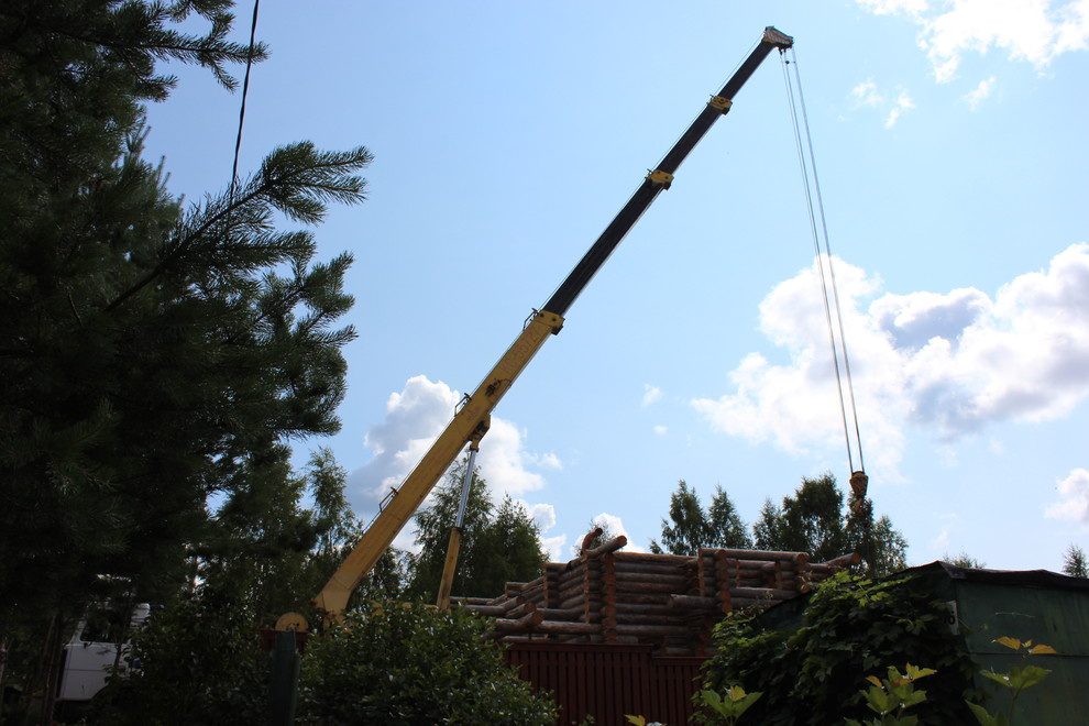 Дом с тотемом медведя