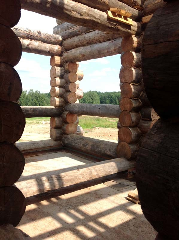 Самая большая баня из Сухостойной сосны Кело.