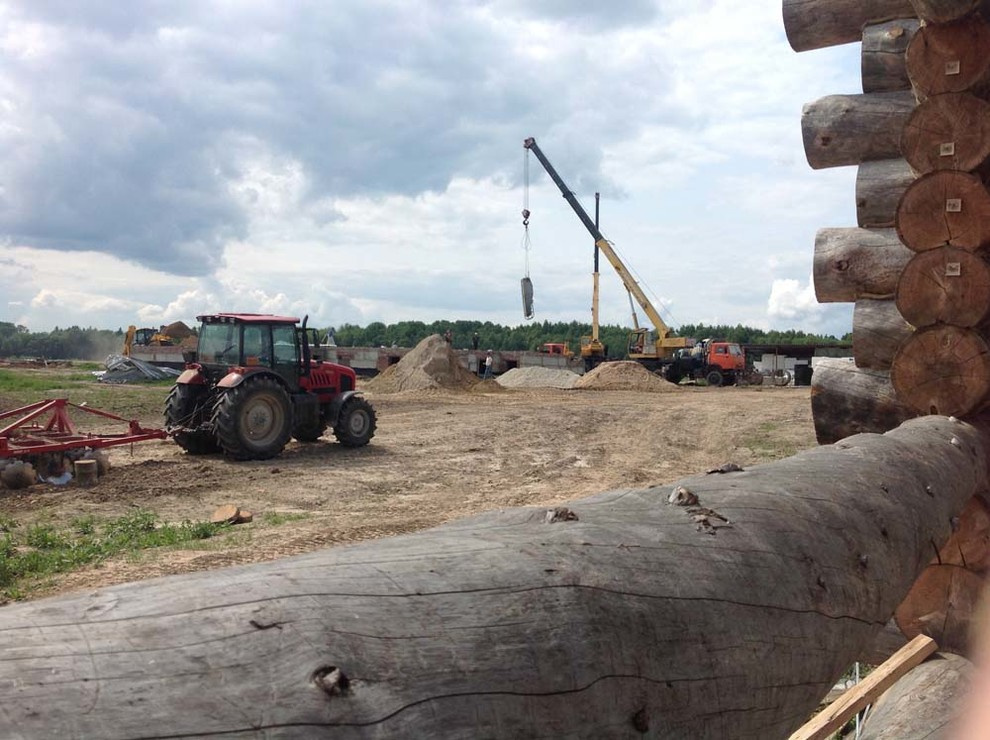 Самая большая баня из Сухостойной сосны Кело.