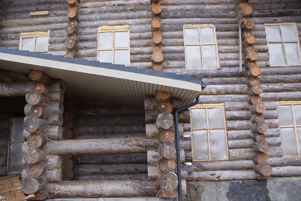 Самая большая баня из Сухостойной сосны Кело.