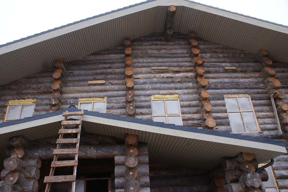 Самая большая баня из Сухостойной сосны Кело.