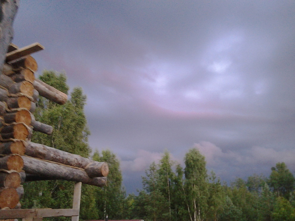 Дом с тотемом медведя