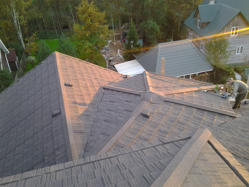 Дом с тотемом медведя