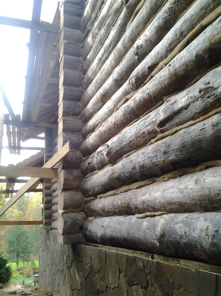 Дом с тотемом медведя