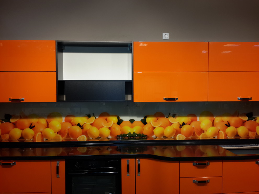 Кухонный фартук из стекла (тематика: природа)