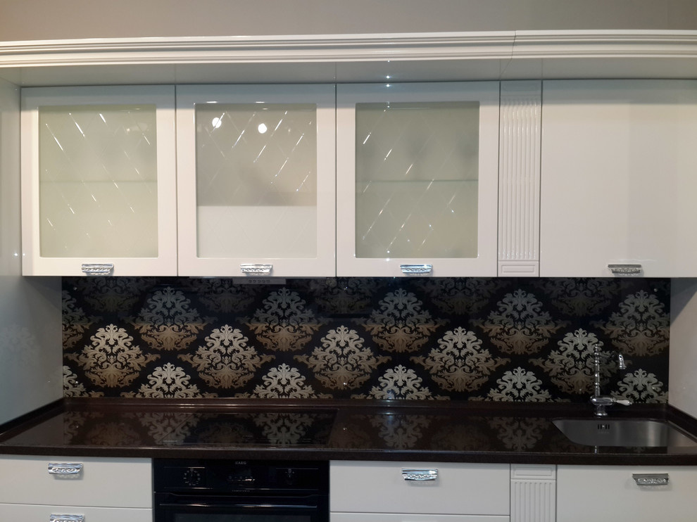 Кухонный фартук из стекла (тематика: абстракция и текстура)