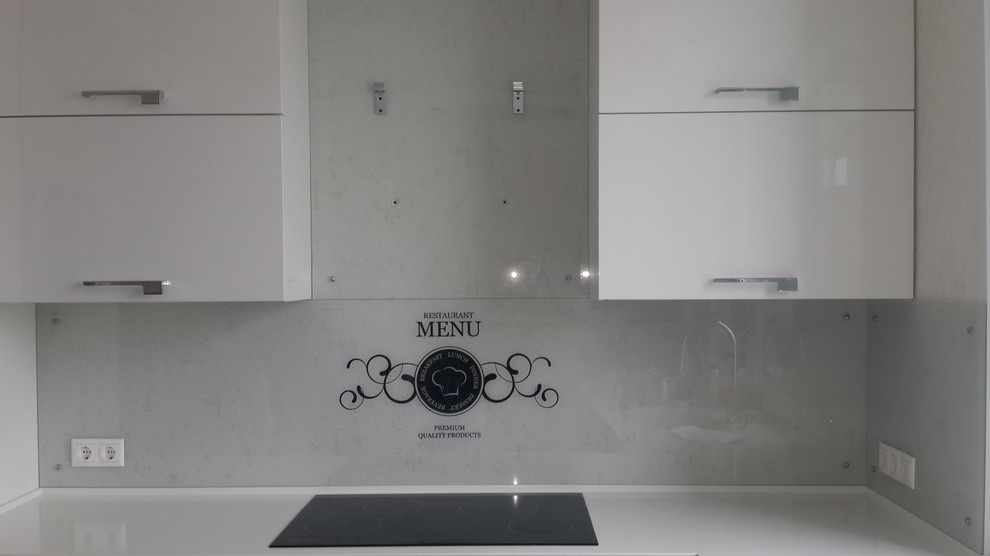 Кухонный фартук из стекла (тематика: абстракция и текстура)