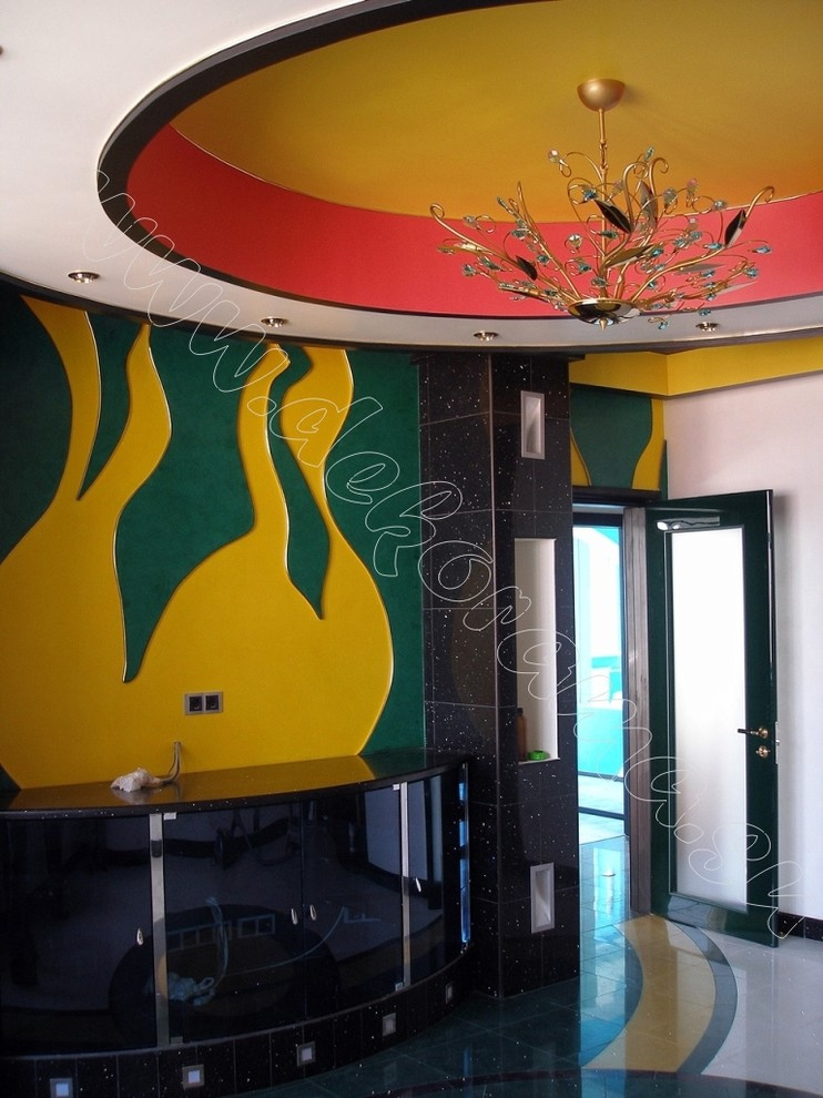 Венецианская штукатурка в интерьере