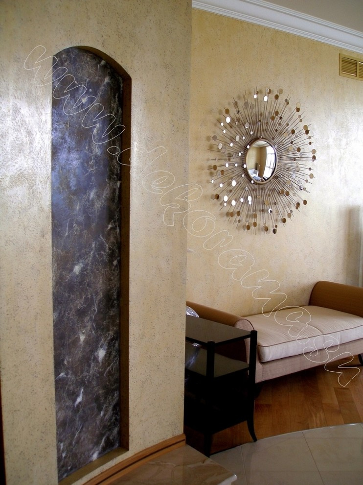 Венецианская штукатурка в интерьере