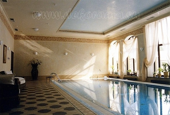 Венецианская штукатурка в интерьере