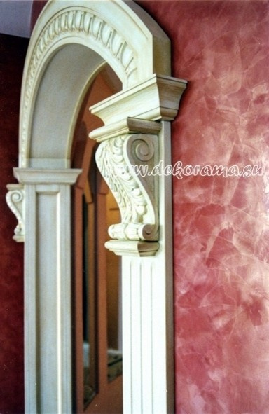 Венецианская штукатурка в интерьере