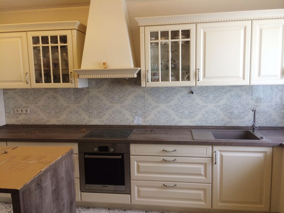 Кухонный фартук из стекла (тематика: абстракция и текстура)