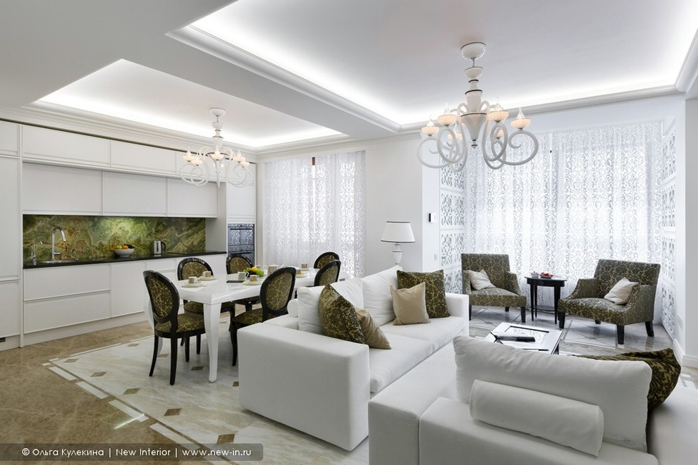 «Белоснежная Москва» - квартира на Красной Пресне - 131,3 м²