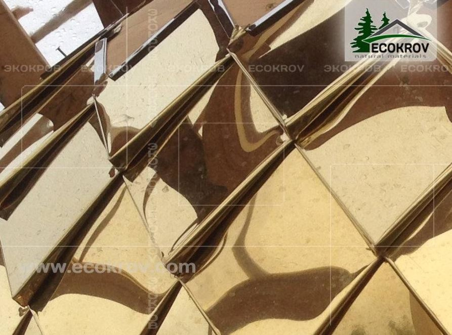 Главки храма из нитрид-титана - Сергиев Посад.