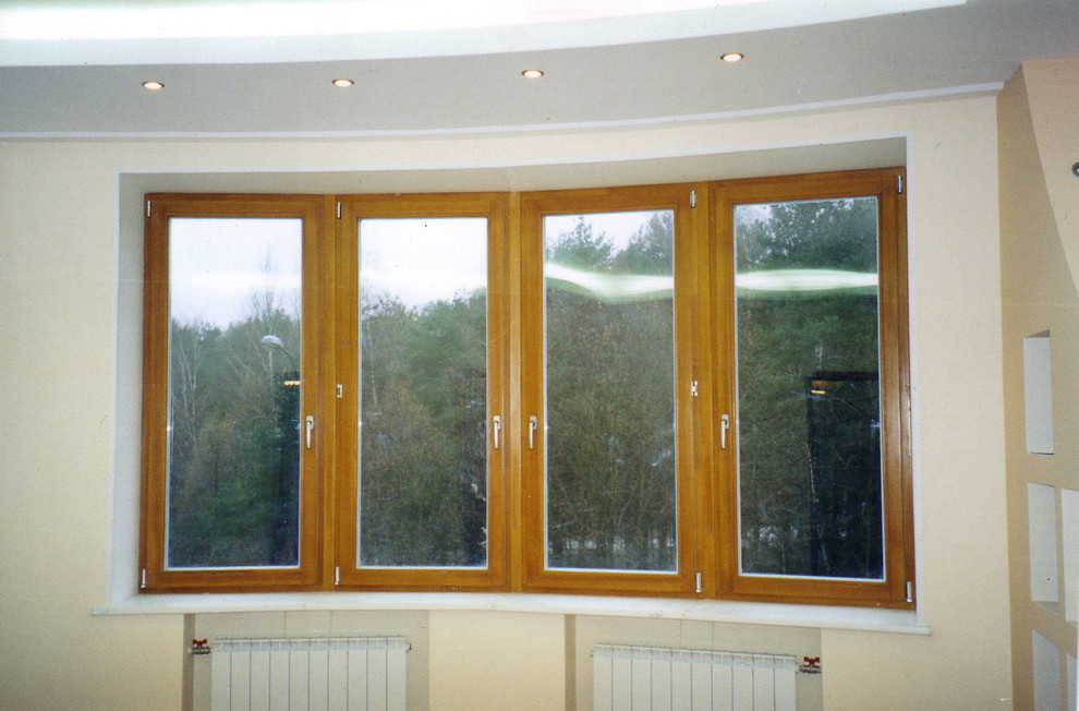 Эркерная оконная конструкция