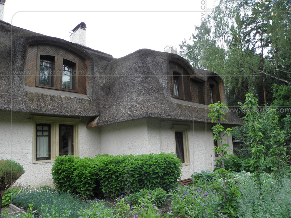 Обложка проекта: Камышовая кровля, фасады и интерьеры