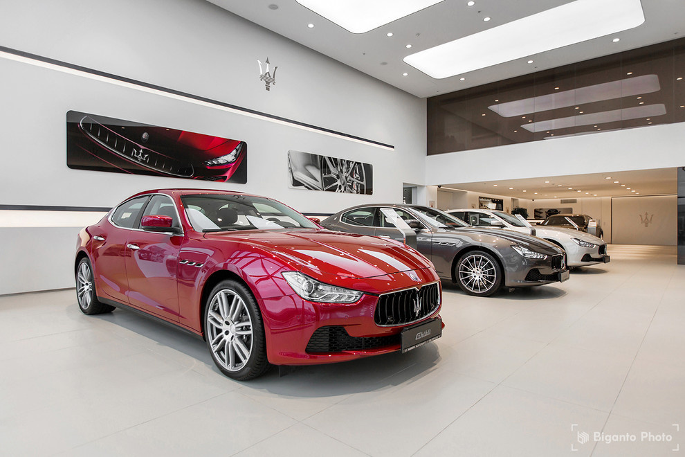 Фотосъемка автосалона Maserati Avilon