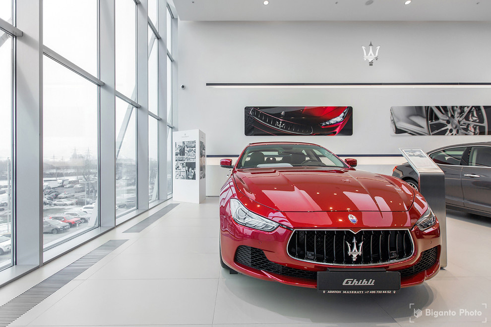 Фотосъемка автосалона Maserati Avilon