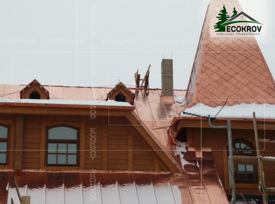 Металлическая кровля, фасады и интерьеры