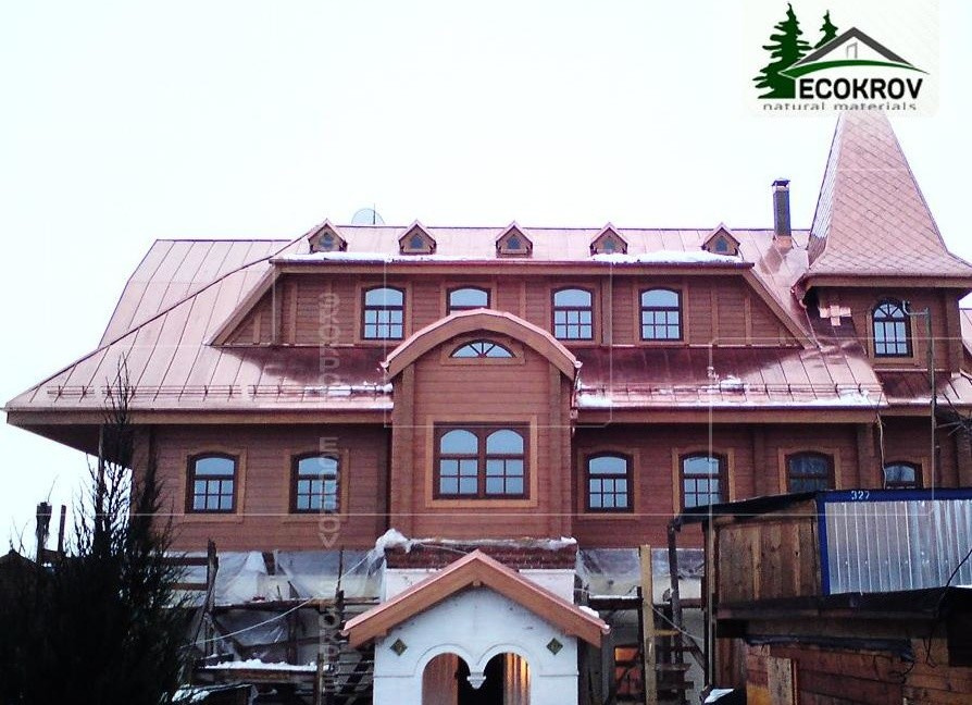 Металлическая кровля, фасады и интерьеры