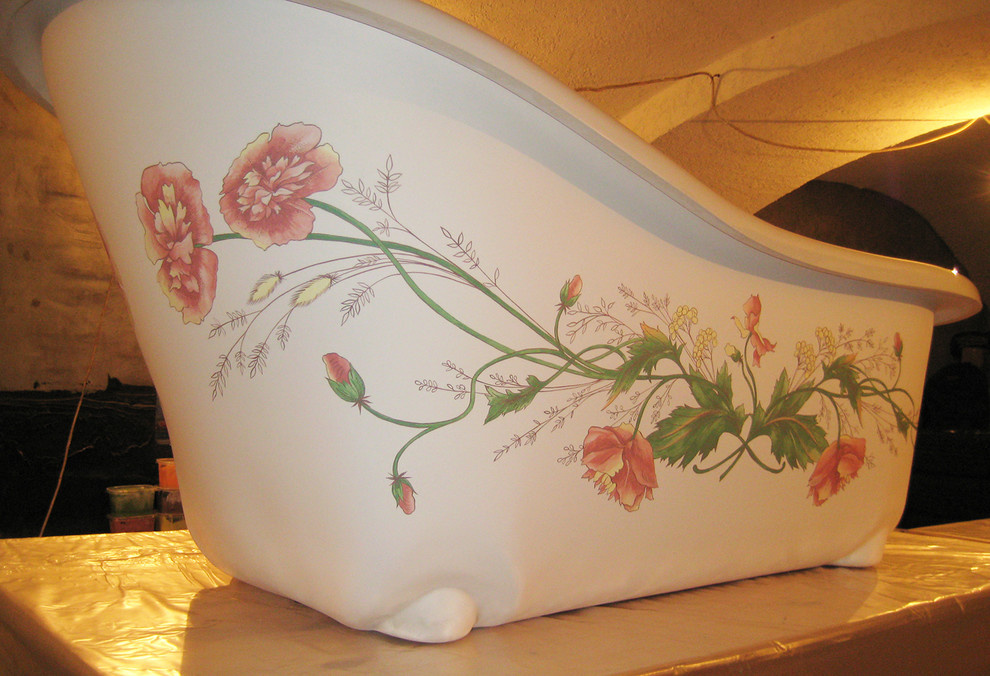 Роспись ванн (акриловых и чугунных)