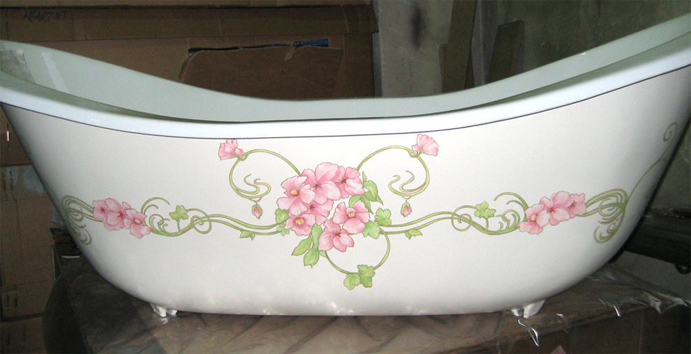 Роспись ванн (акриловых и чугунных)